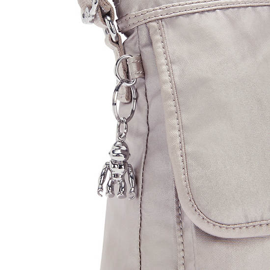 Kipling Aisling Metallic Crossbody Väska Silver | SE 2168FD